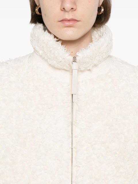 Jil Sander fleece jacket - White