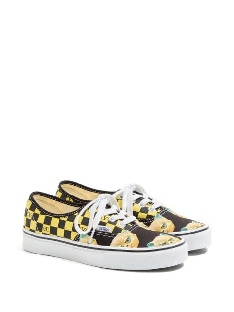 Valentino Garavani x Vans VLogo Checkerboard-print sneakers - Yellow - zdjęcie produktu nr 2
