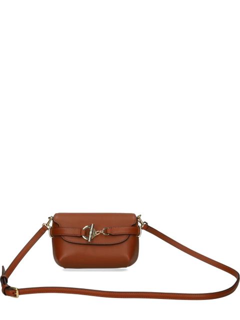 Lauren Ralph Lauren buckle-detail leather crossbody bag - Brown - zdjęcie produktu nr 1