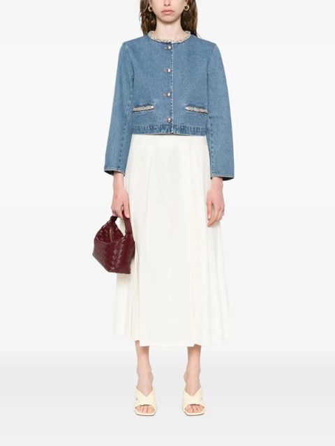 SANDRO rhinestone-embellished jacket - Blue - zdjęcie produktu nr 2