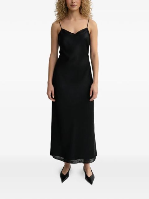 TOTEME lace midi dress - Black - zdjęcie produktu nr 2