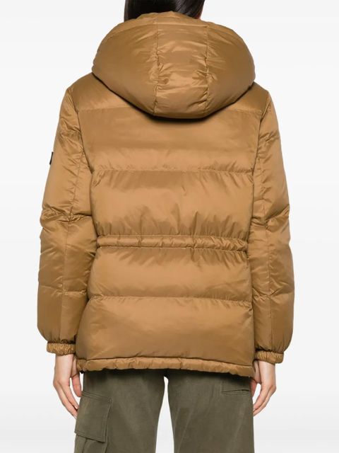 Yves Salomon padded down jacket - Brown