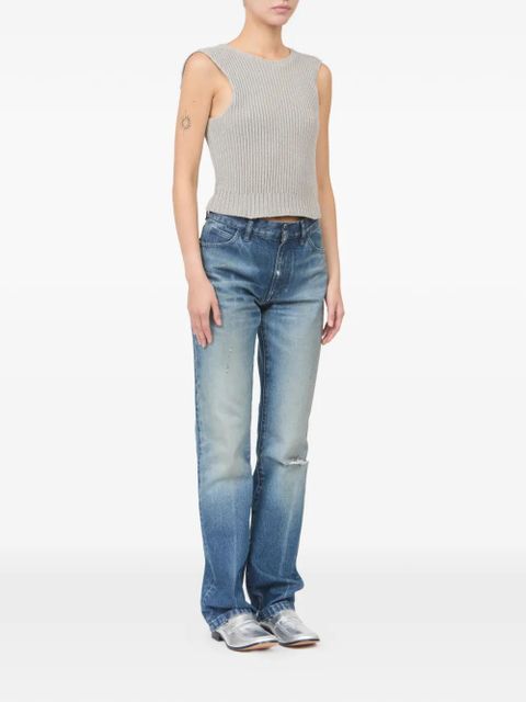 MM6 Maison Margiela ribbed vest - Grey