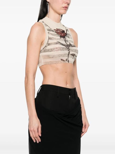 Jean Paul Gaultier Tattoo Marinière top - Neutrals - zdjęcie produktu nr 2
