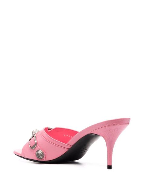Balenciaga open-toe leather sandals - Pink