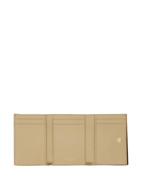 Ferragamo two-tone tri-fold wallet - Red