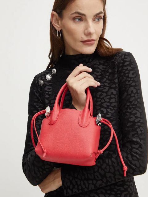 Silvian Heach torebka skórzana FERROVIA kolor czerwony RCP25019BO