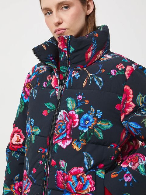 Medicine kurtka damska kolor multicolor zimowa oversize