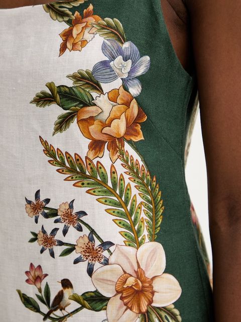 Farm Rio sukienka lniana