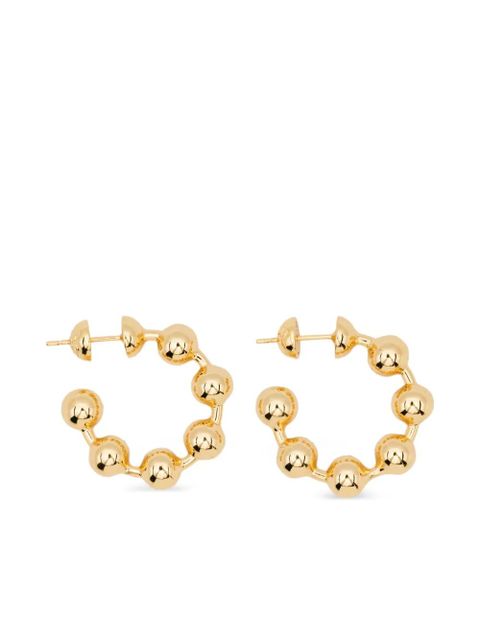 Maje beaded hoop earrings - Gold - zdjęcie produktu nr 1