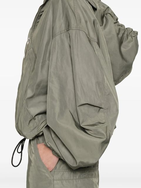 The Attico hooded bomber jacket - Green