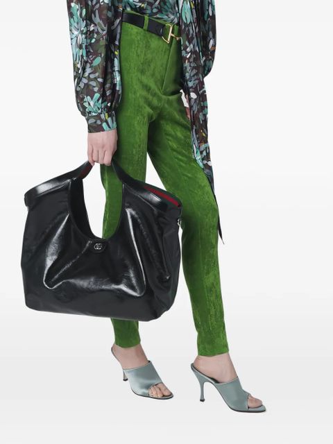 Gucci large Giglio logo-detail tote bag - Black - zdjęcie produktu nr 2