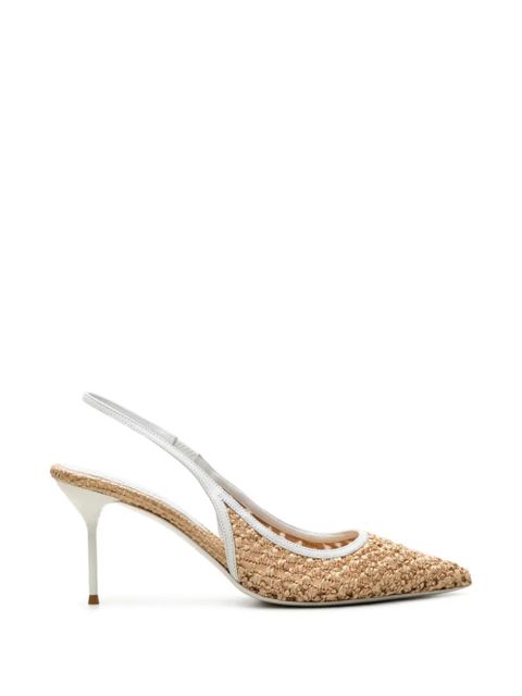 Paris Texas Lidia slingback pumps - Neutrals - zdjęcie produktu nr 1