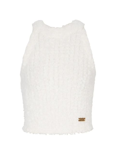 Balmain textured sleeveless top - White - zdjęcie produktu nr 1