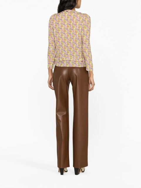 Zadig&Voltaire Tresse ruffled long-sleeve blouse - Neutrals - zdjęcie produktu nr 2