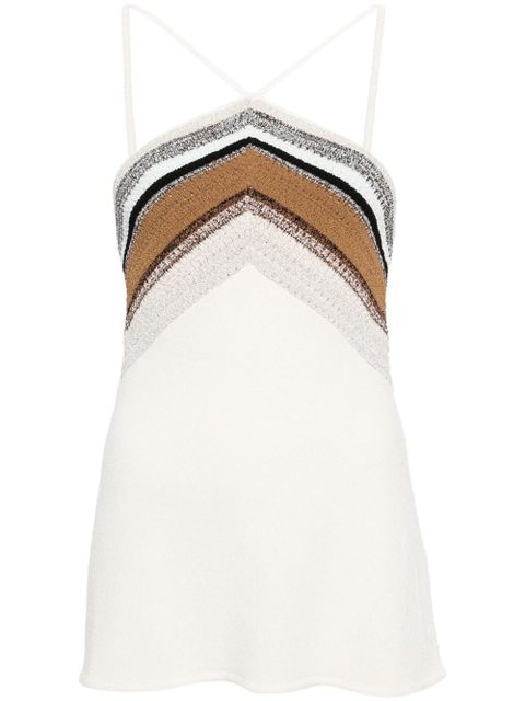 Proenza Schouler Bella halterneck top - White - zdjęcie produktu nr 1
