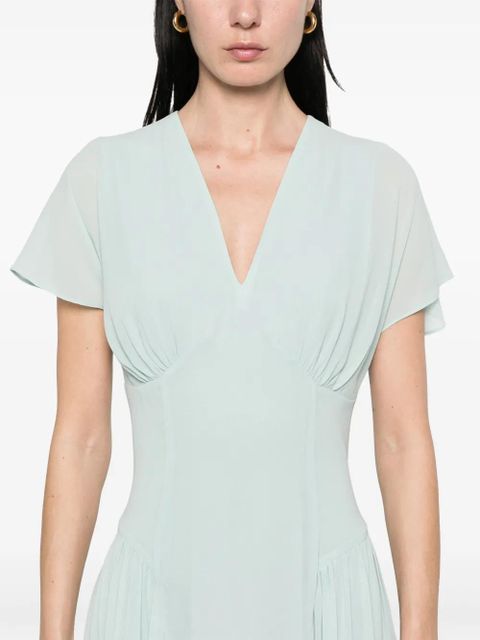 ROTATE BIRGER CHRISTENSEN V-neck maxi dress - Blue