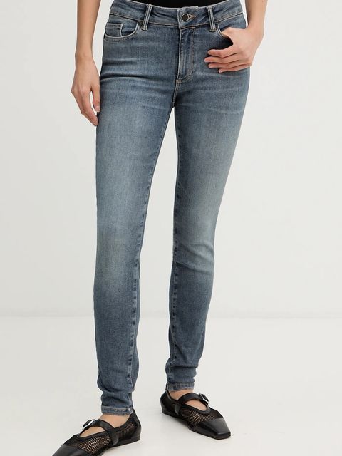 AllSaints jeansy MILLER damskie kolor niebieski W023ED - zdjęcie produktu nr 1