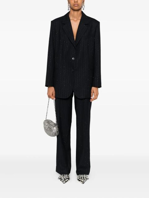 SANDRO pinstripe metallic blazer - Blue - zdjęcie produktu nr 2