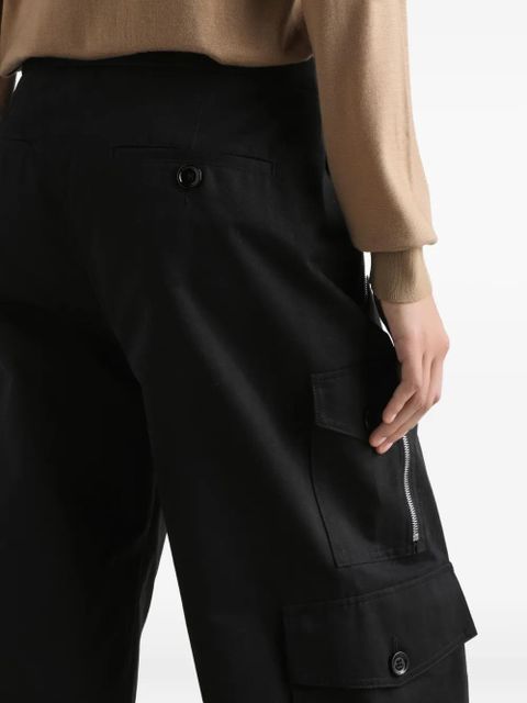 Dolce & Gabbana zip-pocket cargo trousers - Black