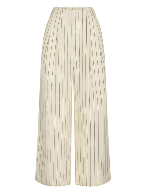 Simon Miller Bloo pinstripe linen trousers - Neutrals - zdjęcie produktu nr 1