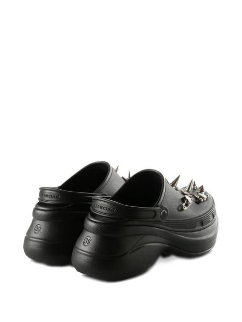 Balenciaga Jibbitz mules - Black