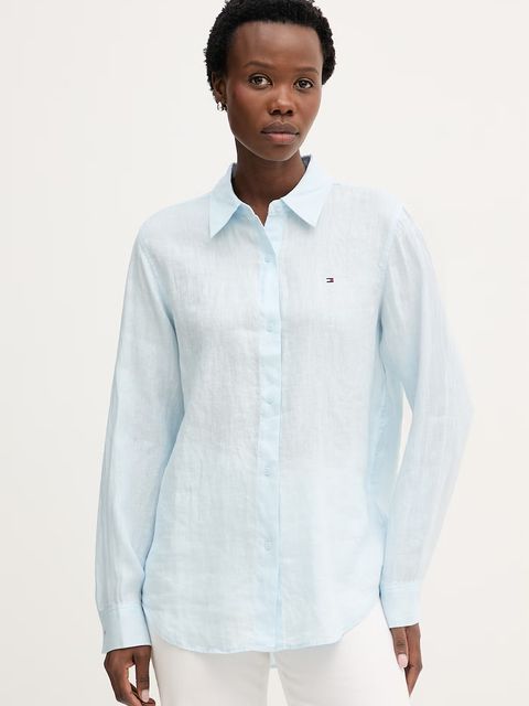 Tommy Hilfiger koszula damska lniana - zdjęcie produktu nr 2