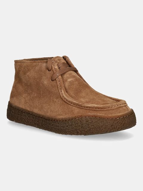 Camper półbuty zamszowe Peu Terreno damskie kolor brązowy na płaskim obcasie K400813-003 - zdjęcie produktu nr 1