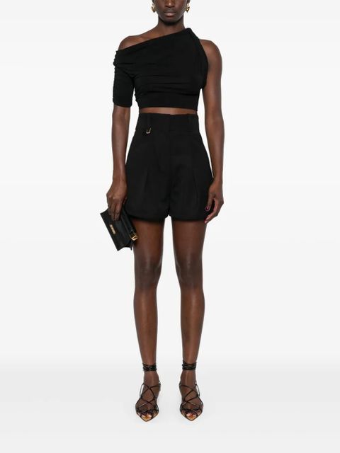 Jacquemus Le Short Bari high-waist shorts - Black