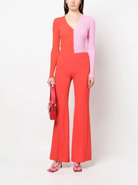 Moschino pressed-crease flared trousers - zdjęcie produktu nr 2