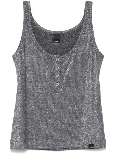 PINKO knitted tank top - Blue - zdjęcie produktu nr 1