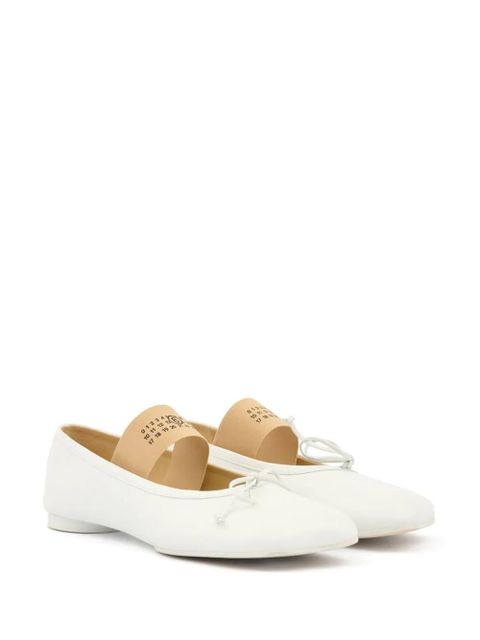 MM6 Maison Margiela Anatomic ballerinas shoes - White - zdjęcie produktu nr 2