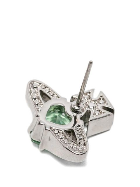 Vivienne Westwood Ariella heart orb earrings - Silver