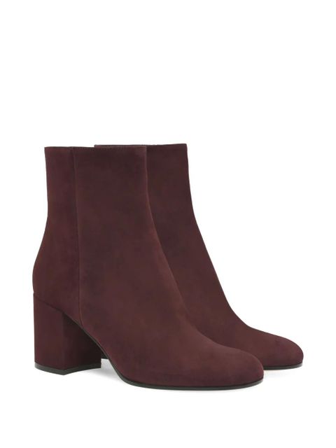 Gianvito Rossi block-heel ankle boots - Red - zdjęcie produktu nr 1