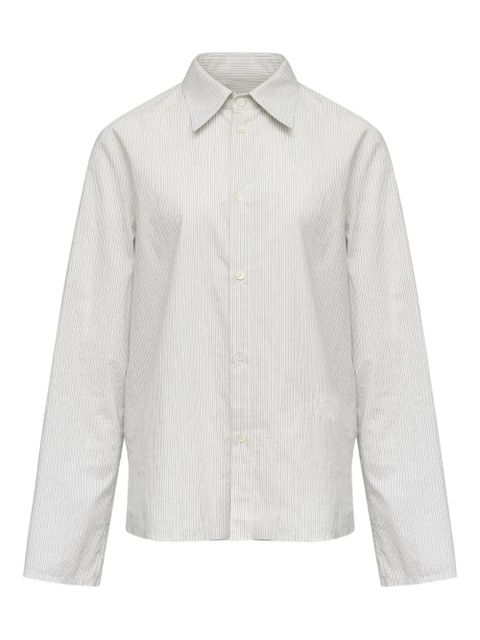 MM6 Maison Margiela striped long-sleeved shirt - White - zdjęcie produktu nr 1