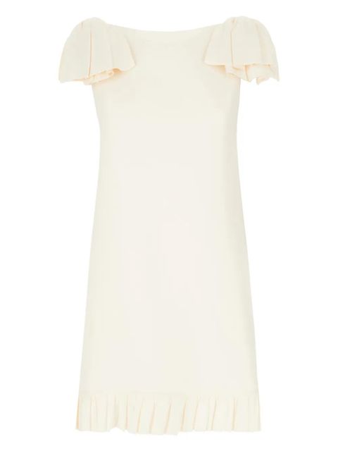 Valentino Garavani Crepe Couture mini dress - Neutrals