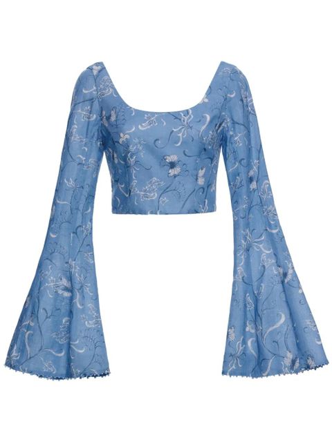 Agua By Agua Bendita Limoncillo top - Blue - zdjęcie produktu nr 1