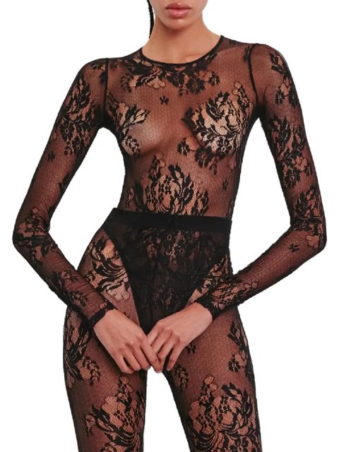 WARDROBE.NYC floral lace body - Black - zdjęcie produktu nr 1