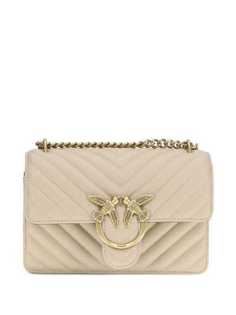 PINKO Love chevron chain shoulder bag - Neutrals - zdjęcie produktu nr 1