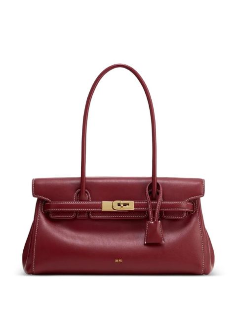JW Pei Yara contrast-stitch shoulder bag - Red - zdjęcie produktu nr 1