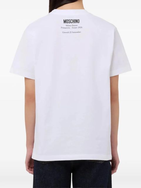 Moschino graphic T-shirt - White