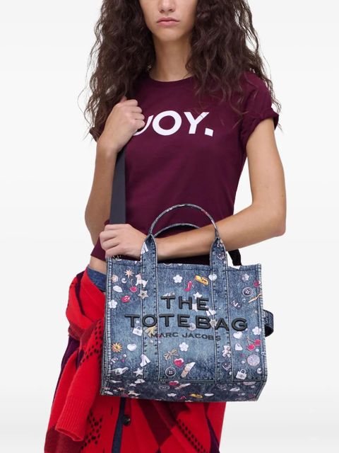 Marc Jacobs medium Tote Trompe bag - Blue - zdjęcie produktu nr 2