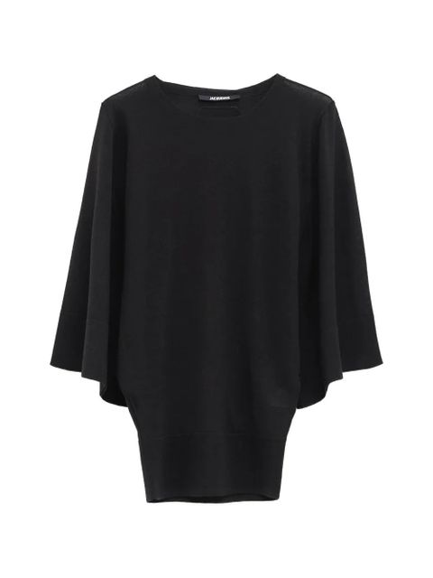 Jacquemus Mananco round-neck sweater - Black - zdjęcie produktu nr 1