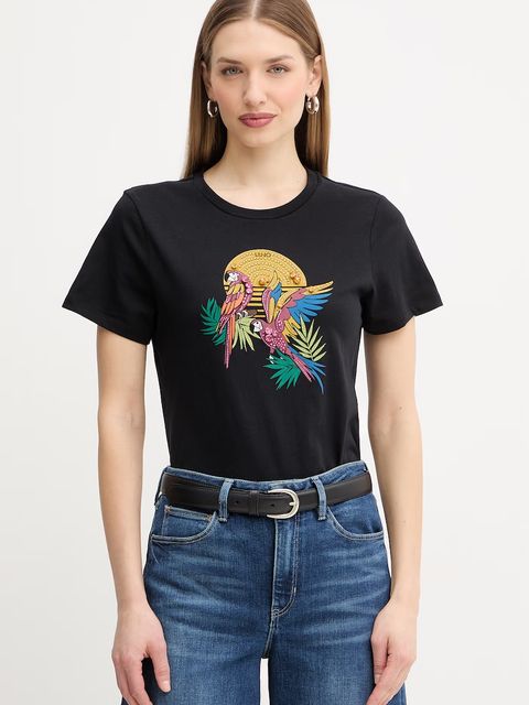 Liu Jo t-shirt bawełniany - zdjęcie produktu nr 2