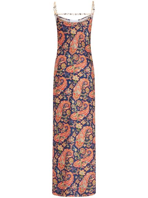 Rabanne Paisley Nuisette Maxi Dress - Blue - zdjęcie produktu nr 1