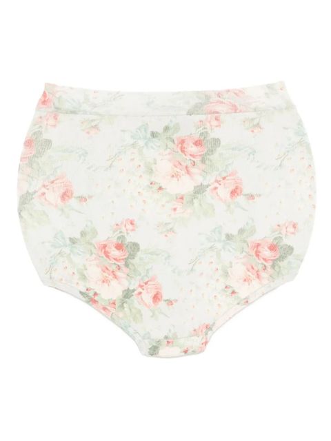 Simone Rocha floral-print brief - Multicolour
