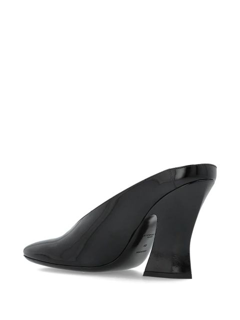 Givenchy 100mm patent-leather mules - Black
