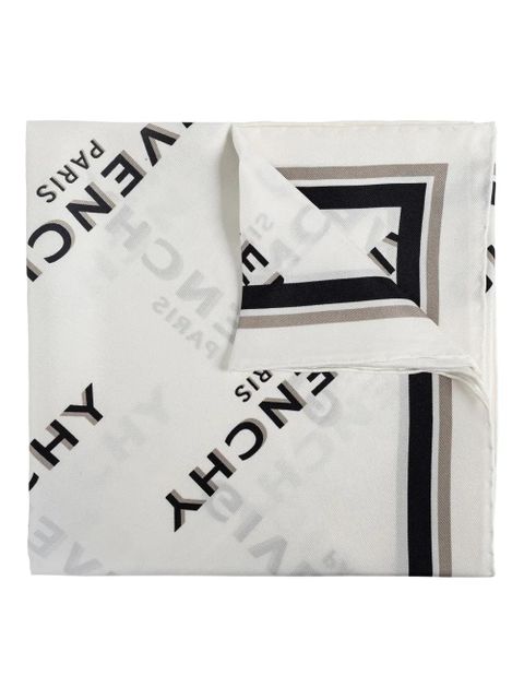 Givenchy silk scarf - White - zdjęcie produktu nr 1