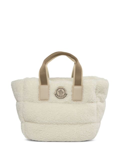 Moncler mini Caradoc tote bag - White