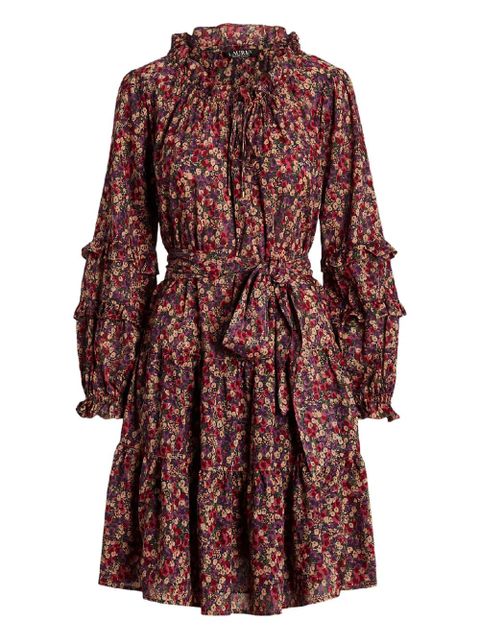 Lauren Ralph Lauren ruffled floral print dress - Red - zdjęcie produktu nr 2